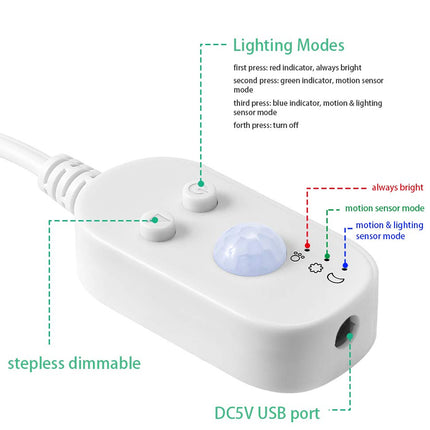 2M LED Strip Light Warm White Waterproof