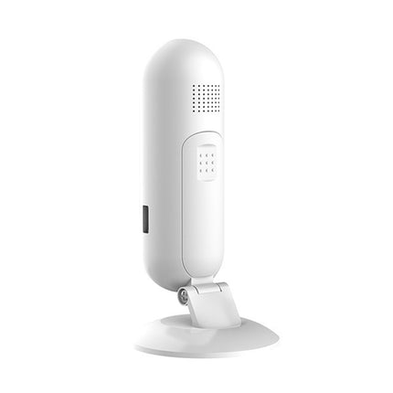 White electronic device on a white background