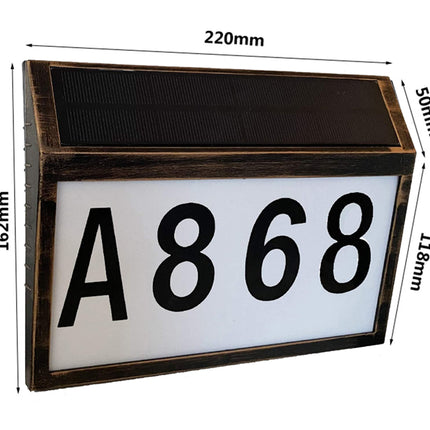 Solar House Numbers | NZ Sale