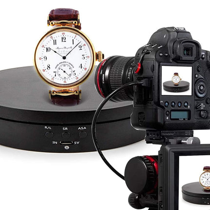 Electric Rotating Turntable Display for Jewelry, Watches