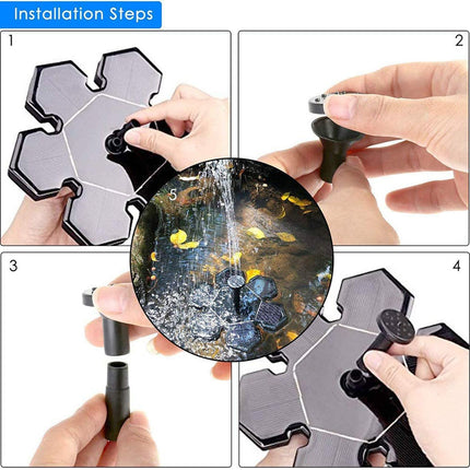 Solar Water Fountain Kit | NZ Sale