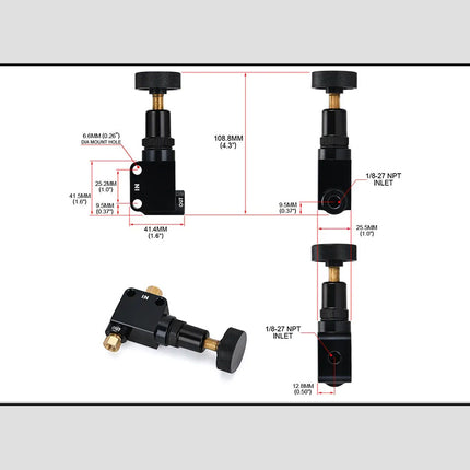 Adjustable Brake Proportioning Valve