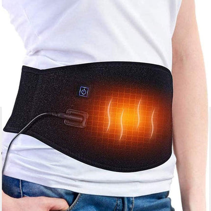 Adjustable Heated Back Brace for Pain Relief