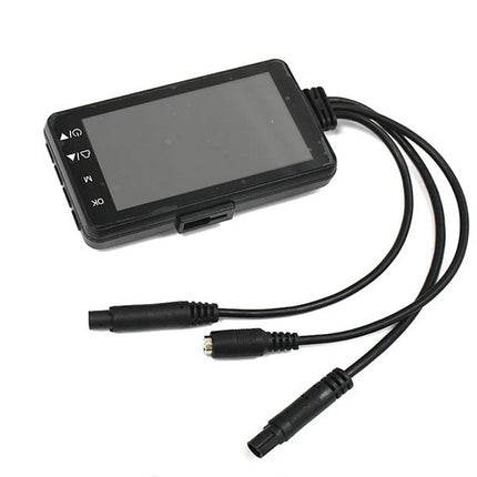 Motorcycle DVR Dash Cam - Dual Lens Front Rear HD - MotoGuard | 3" LCD, IP68 Waterproof Dual Cameras, Loop Recording, G-Sensor