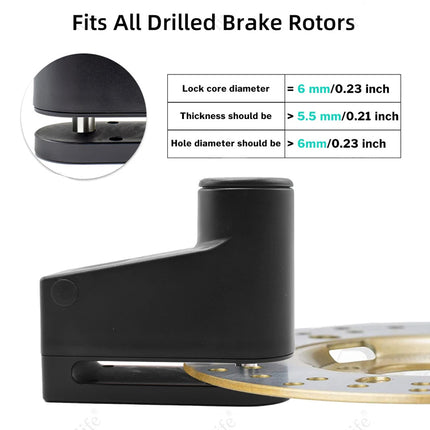 Motorcycle Accessories Smart Disc Brake Lock
