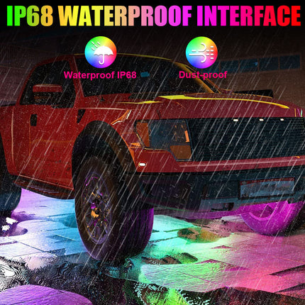 Car LED Rock Lights Underglow Kit