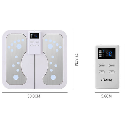 A white digital body fat/health scale shown with dimension labels: 30.0CM width, 27.