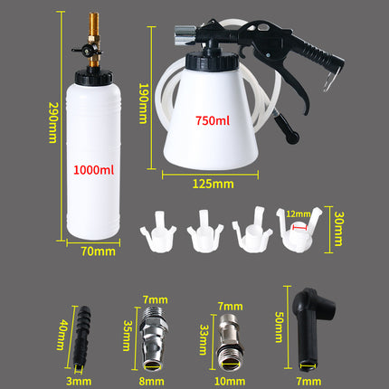 Pneumatic Car Brake Fluid Bleeder Tool Brake Oil Replacement Kit