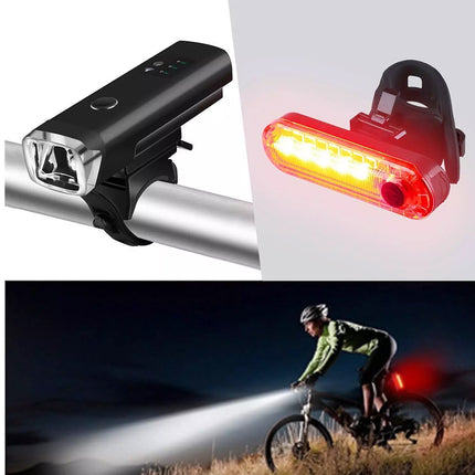 Rechargeable Bike Lights Front & Rear | NZ Sale