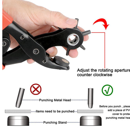 Belt Hole Revolving Punch Plier |  NZ Sale