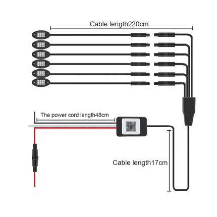 Car Underglow LED Lights - 12 Pod RGB Bluetooth Kit| Waterproof App Remote Control Music Sync Rock Lights Chassis Lamp