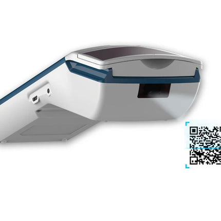 Smartphone with a 5.5-inch display on a white background