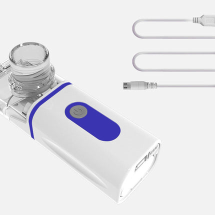 Portable device with a USB cable on a white background