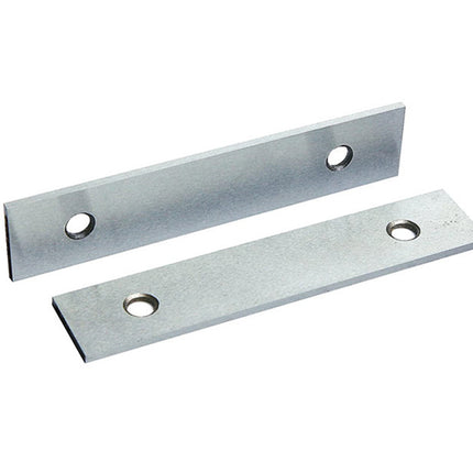 Two metal brackets on a white background