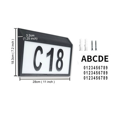 Solar House Numbers | NZ Sale