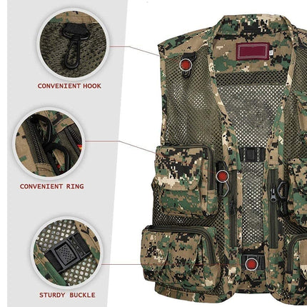 Outdoor Nylon Fishing Vest 2XL