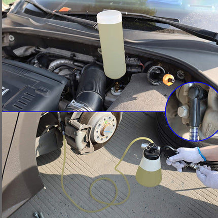 Pneumatic Car Brake Fluid Bleeder Tool Brake Oil Replacement Kit