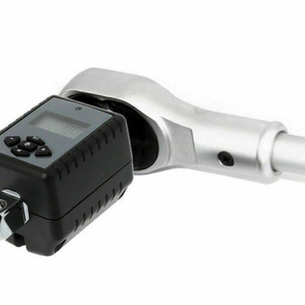 Medical device with digital display on a white background