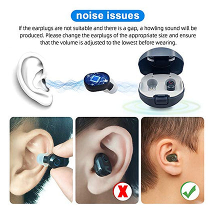 Earplugs with instructions on proper use and safety.