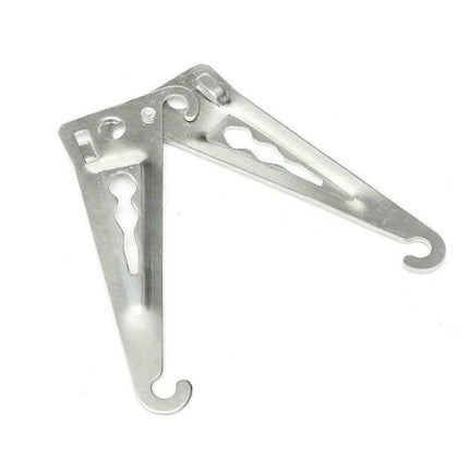 Metal bracket on a white background
