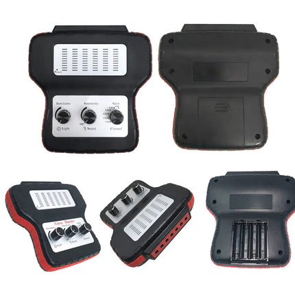 Set of electronic devices with different designs on a white background