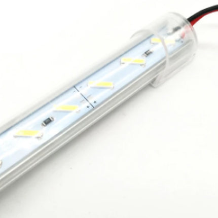 LED light strip on a white background