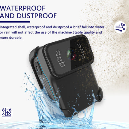 Body Worn Camera 1080P - WiFi Night Vision Waterproof| Rechargeable 150° Wide Angle Audio Loop Recording App Control