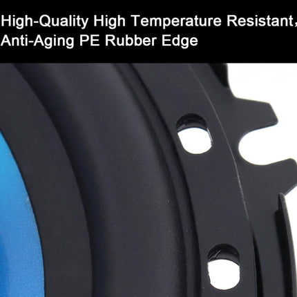 Close-up of a high-quality high-temperature resistant, anti-aging PE rubber edge with text overlay.