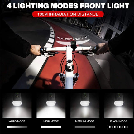 Rechargeable Bike Lights Front & Rear | NZ Sale