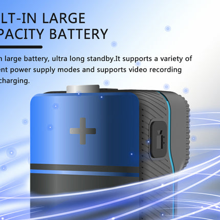 Body Worn Camera 1080P - WiFi Night Vision Waterproof| Rechargeable 150° Wide Angle Audio Loop Recording App Control