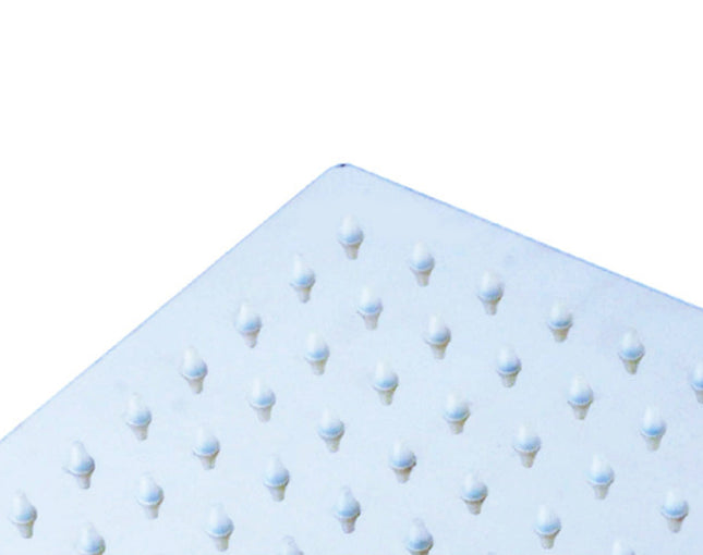 Pattern of small ice cream cones on a white background
